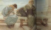 Alma-Tadema, Sir Lawrence Ask Me No More (mk23) oil painting on canvas